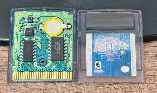Zelda Oracle of Ages (Nintendo Game Boy Color ) + New Save Battery - Authentic