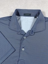 Turtleson Geometric Golf Polo Size XL Blue Geometric Short Sleeve Button Shirt