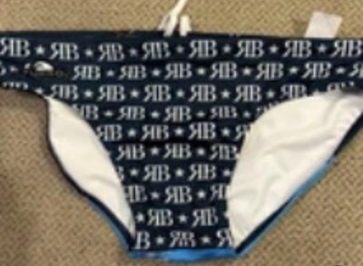 Mens Turbo Ryan Bailey Swimsuit Water Polo Small