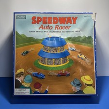 Schylling Speedway Auto Racer Tin Wind-Up Toy   New Open Box   Retro Cars