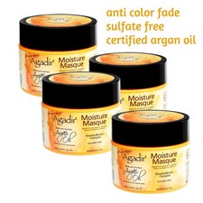 Agadir Argan Oil Moisture Masque 8 oz new-sulfate free and argan oil pack of 4