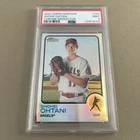 2022 Topps Heritage Shohei Ohtani #150 Chrome Refractor 495/673 PSA 9
