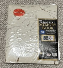 Pioneer E-Z Load 12 x 12 Memory Book for Weddings w/White Cloth Cover