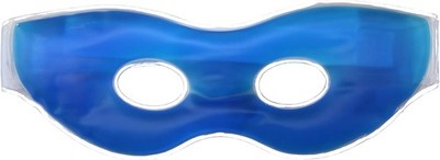 Adjustable Strap Soothing Therapeutic Gel Eye Mask for Hot or Cold Blue 