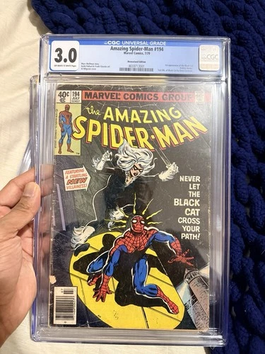 Amazing Spider-Man 194, First Apperance Black Cat (Felicia Hardy) CGC 3.0