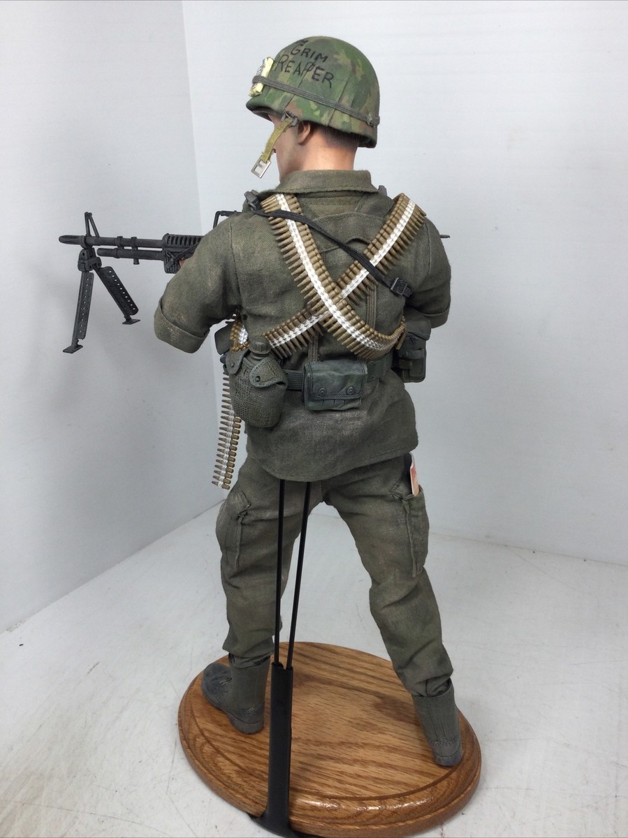 1/6 CUSTOM DRAGON US VIETNAM M-60 LIGHT MACHINE GUNNER + OAK