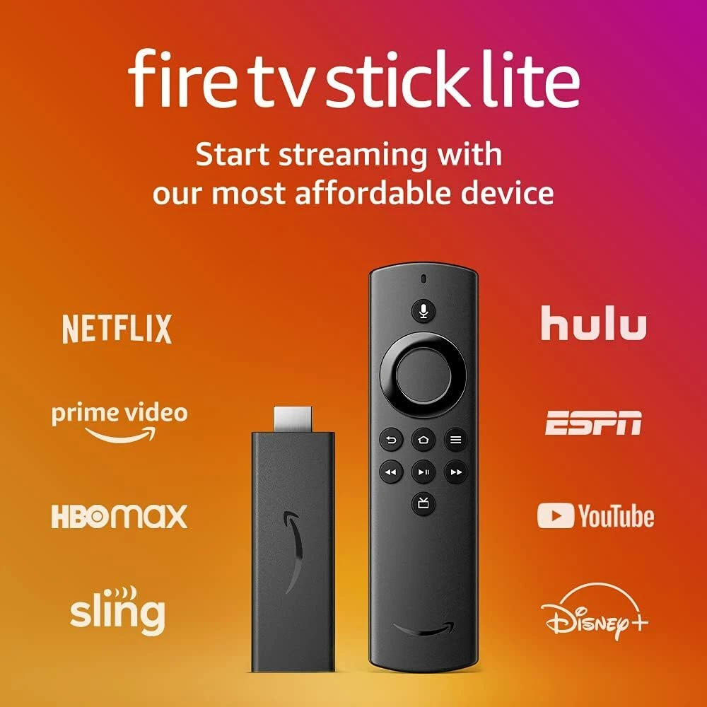 Fire TV Stick Lite With All-New Alexa Voice Remote Lite