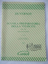 DUVERNOY scuola preparatoria della velocità x pianoforte op. 276 editore Carisch