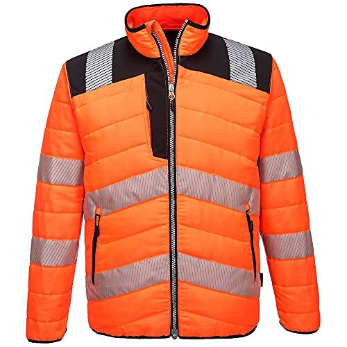 PW3 Hi-Vis Baffle Jacket - Color: OrBk - Talla: Medium