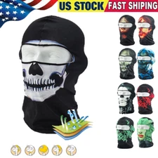 Skull Balaclava Face Mask Windproof Bandana Outdoor Hoods Headwear for Men Women