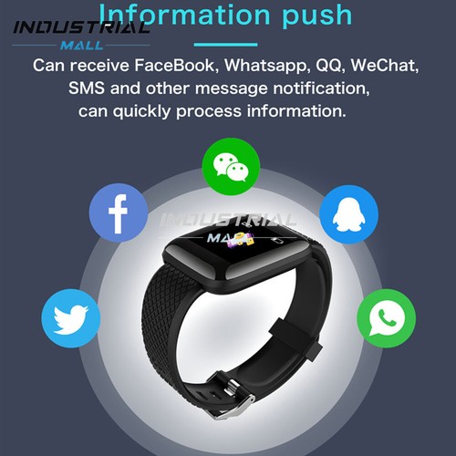 Smartwatch with Heart Rate Sleep Pedometer Monitor Fitness Tracker Sport Watch - Zdjęcie 9 z 29