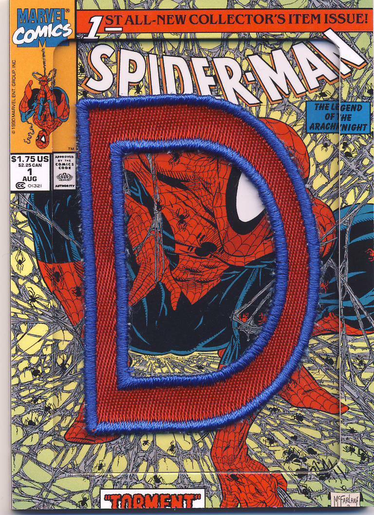 2019 UD Marvel Premier 【Spider-Man】14/15 2014 Upper Deck UD Marvel Premier Code Name Letter Card Patch