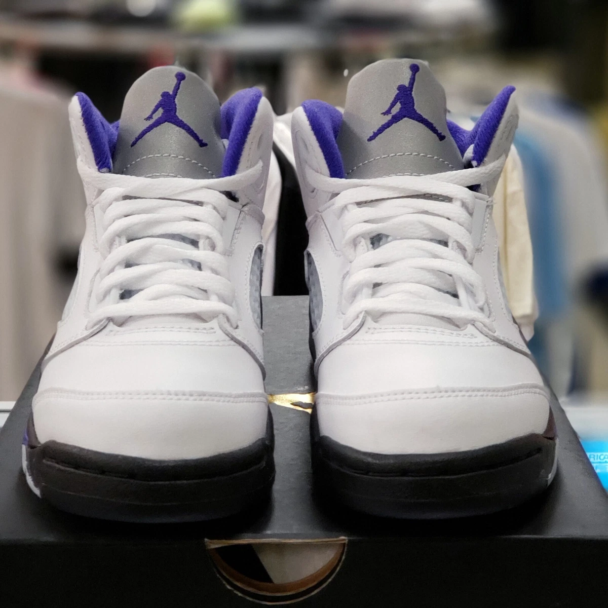 purple jordan 5 2022