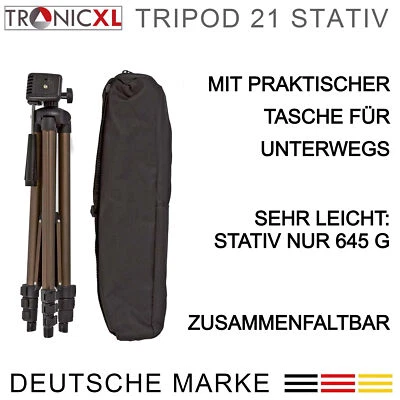 Kamerastativ Stativ DSLR für Panasonic HC-V10 HC-V100 HC-V11 HC-V500 HC-V700 - Bild 1 von 4