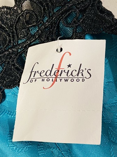 NEU MIT ETIKETT FREDERICK'S OF HOLLYWOOD SCHNÜRKORSETT EDELSTEIN GRÜN/SCHWARZ GRÖSSE 32 JACQUARD - Bild 3 von 5
