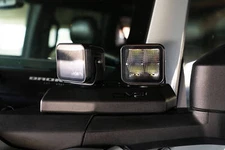 DV8 Offroad LBBR-02 A-Pillar Pod Light Mounts for 21-25 Ford Bronco