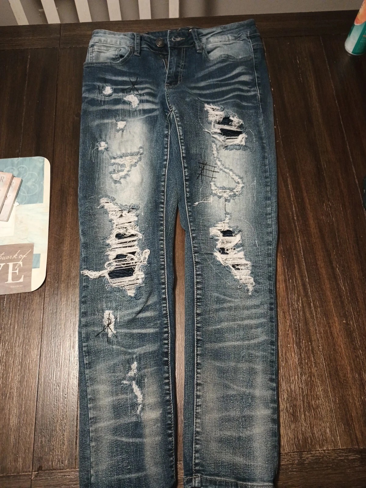 jean skinny homme rue 21 supreme flex taille 28/30