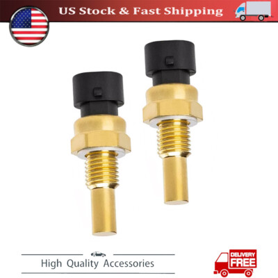 2Pcs Coolant Temperature Temp Sensor For GM  LT1 TPI TBI LS1 LS2 6.0 5.3 New