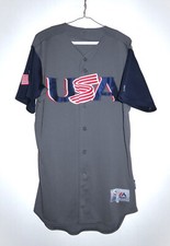 Authentic Majestic Team USA 2017 World Baseball Classic Road Jersey 40 Medium M