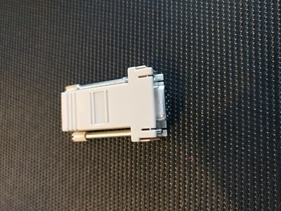  DB9 RS232 Serial 9 Pin Female to RJ45 Female Cat6 5E Network Adapter Converter