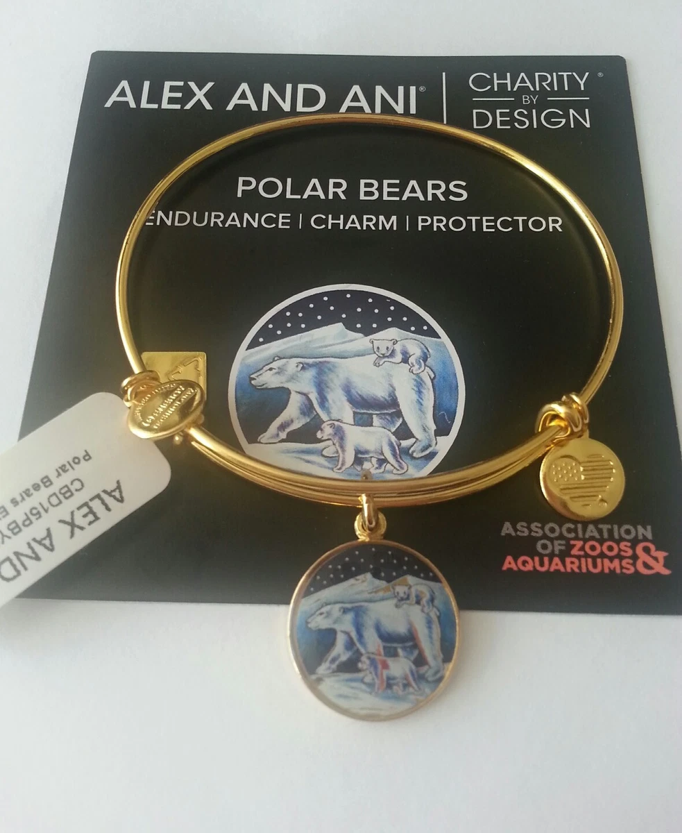 Alex and ani sale polar bear bracelet