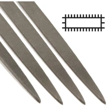 GLARDON-VALLORBE WARDING NEEDLE FILES -160MM- CUTS 0-3-4-6  LA2406