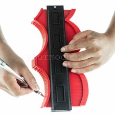 10" Shape Contour Copy Duplicator Circular Frame Profile Gauge Edge Ruler Tool
