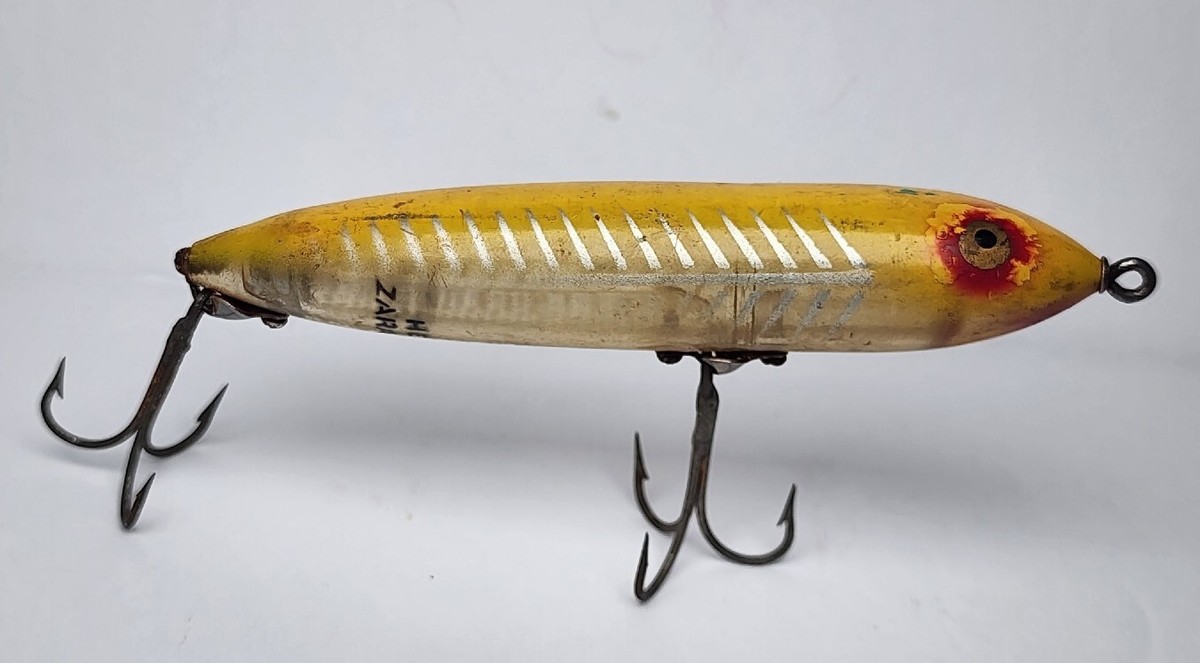 Vintage Heddon Zara Spook Swayback Top Water Fishing Lure