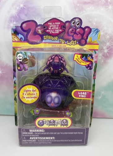 Zoobles # 163 Legs NIB New Purple Spider - 第 1/3 張圖片