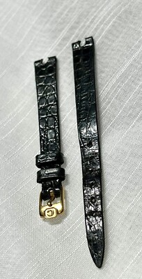 Concord Genève Strap Gold Filled Buckle 10 mm 8mm wide Genuine #107-2
