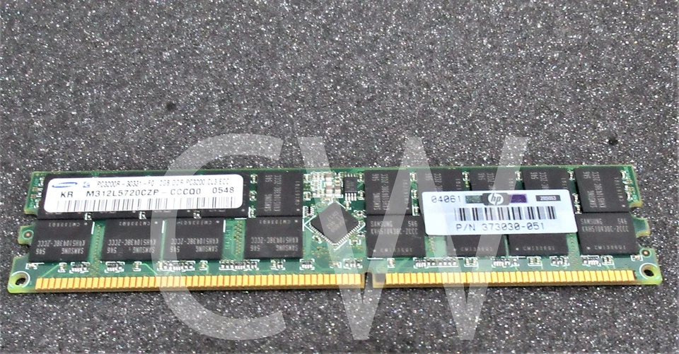 M312L5720CZP-CCCQ0 Samsung 2GB PC3200 DDR-400MHz CL3 184-Pin DIMM Memory Module - Image 2 of 3