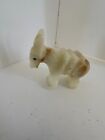 Carved marble stone donkey figurine