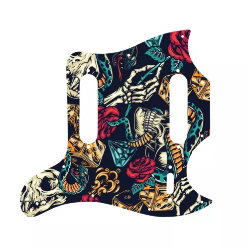 Pickguard For Gibson 70-82 SG Style Melody Maker Flash Tattoo