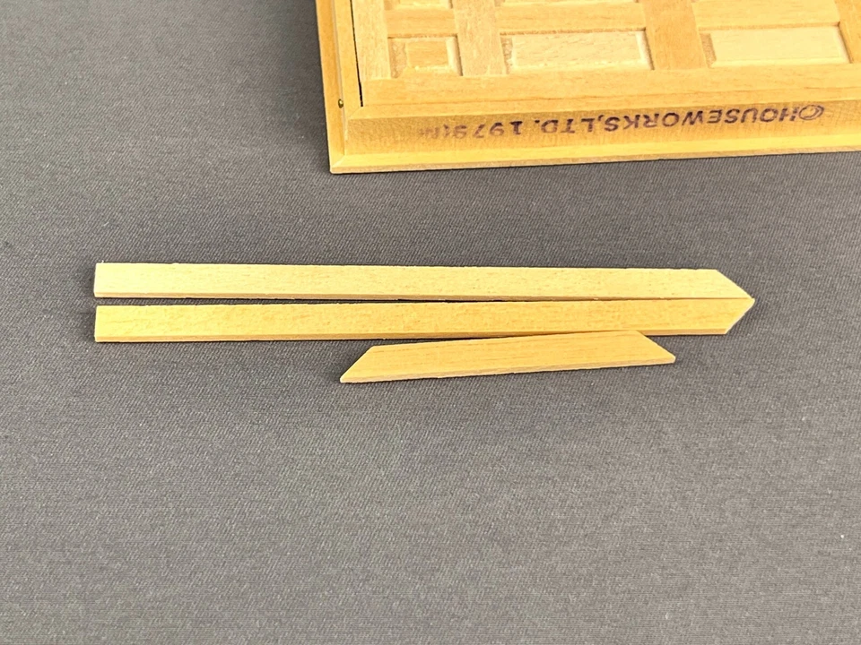 New HALF SCALE DOOR 6 PANEL 1:24 Dollhouse wooden #H6007 miniature Houseworks - Image 4 of 4