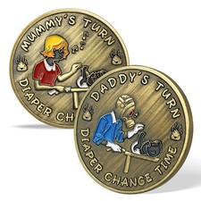 Funny Baby Coin - Parenting Decision Maker Coin - Great Gift for New Parents 