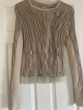 Twin-set By Simona Barbieri Summer Leather Jacket, Size S