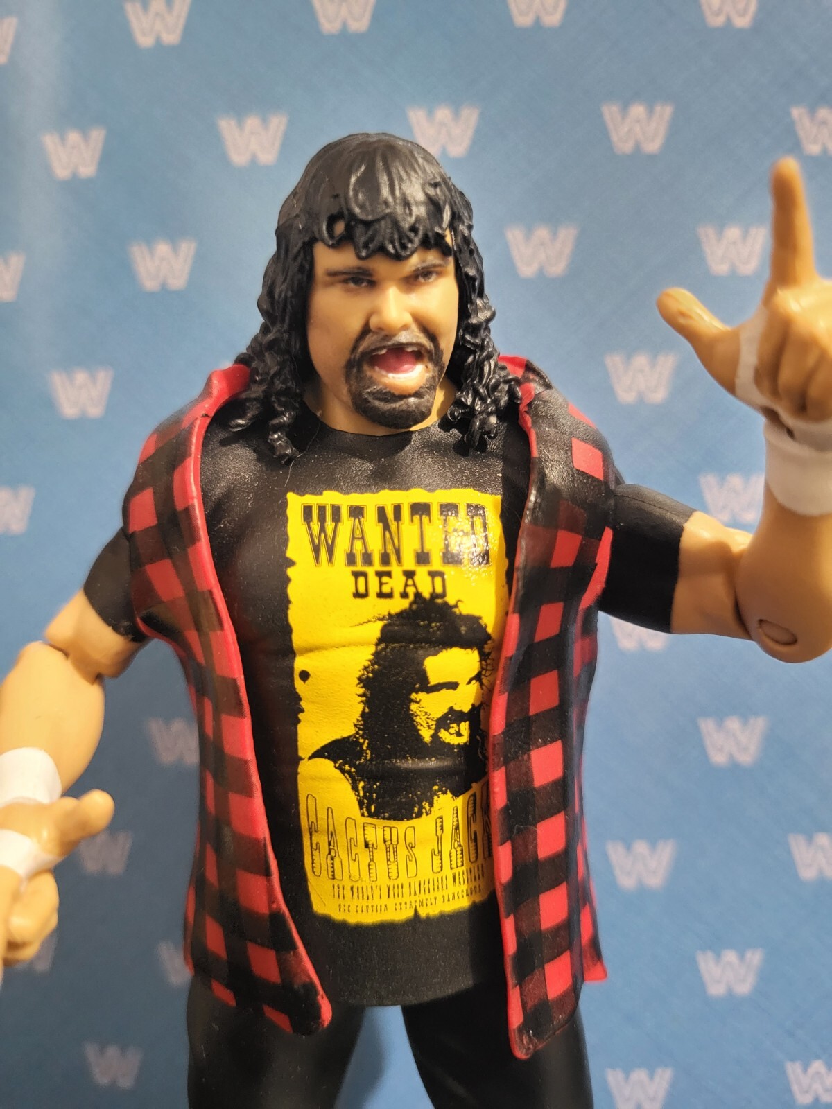 Mattel WWE Elite Mick Foley WrestleMania 36 Action Figure Flashback WWF ECW