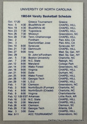 1983 unc basketball roster
