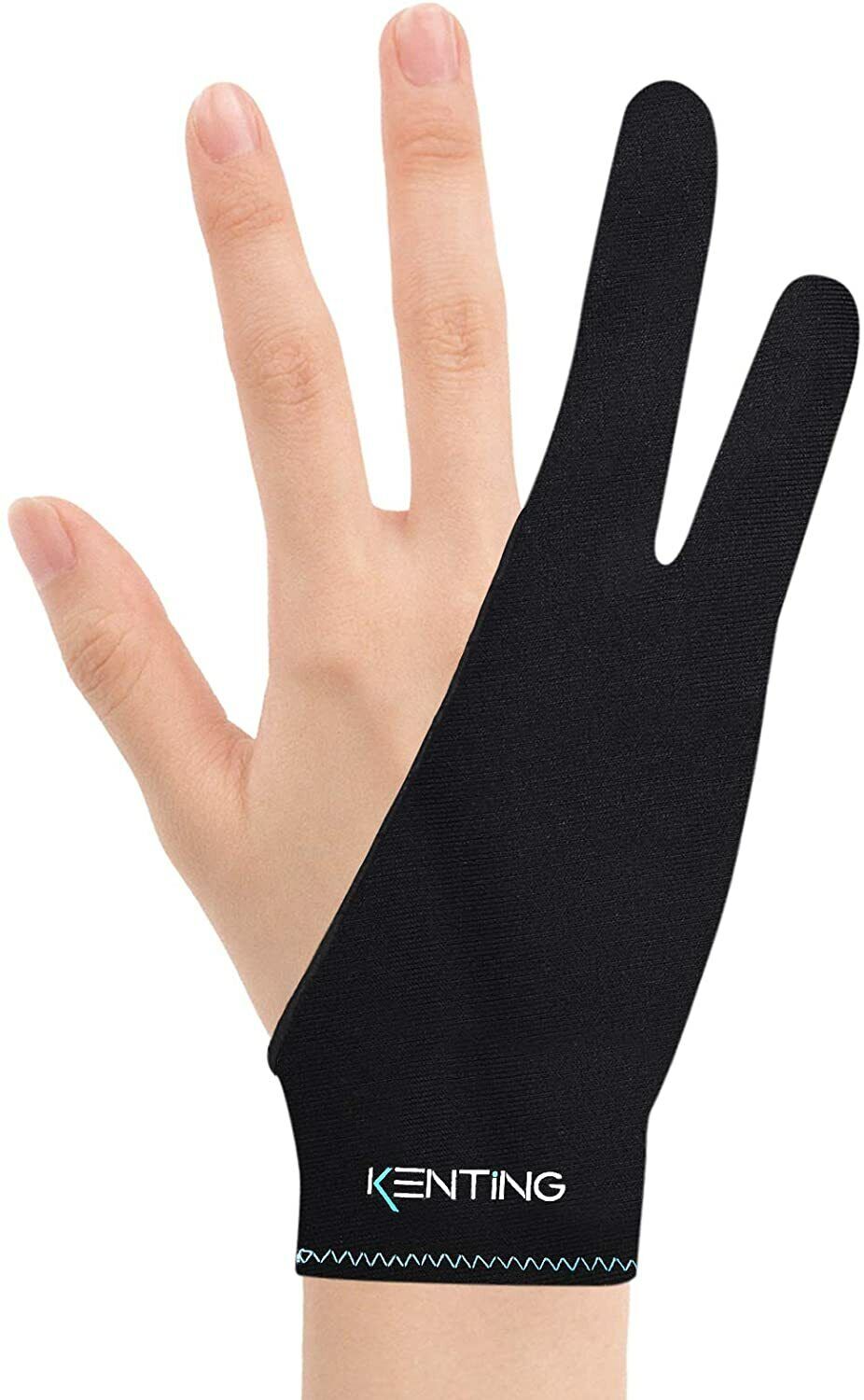 6Pcs Two Finger Gloves Tablet Drawing Gloves Anti Touch Gloves Artist Gloves  
