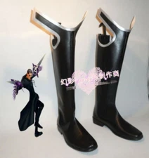 Kingdom Hearts 2 Organization XIII Cosplay Shoe Boots Costom Made