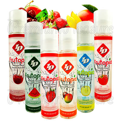 ID Frutopia Gleitgel Erdbeere Banane Mango Kirsche Himbeere Lube 30ml/1floz