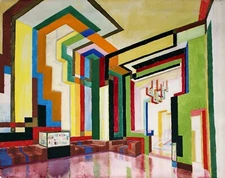 Design for a Great Hall by Wenzel Hablik Quality Print - Frame Me