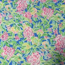 Lilly Pulitzer Cotton Poplin Fabric Multi Grove Garden 36" x 57"