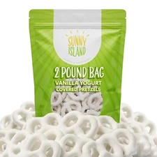 Vanilla Yogurt Covered Pretzels, 2 Pound Bag