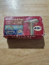 Gilette Tech Safety Razor Vintage With Box