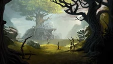 Landscape fantasy art forest nature Custom Gaming Mat Desk
