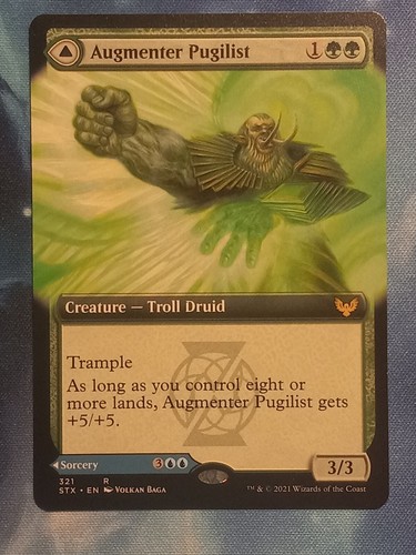 MTG Augmenter Pugilist (Extended Art) – Strixhaven: School of Mages Card # 321