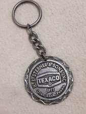 VINTAGE TEXACO KEY CHAIN FOB NOS 1977 H E STERNER & SONS INC GLEN ROCK PENNA PA