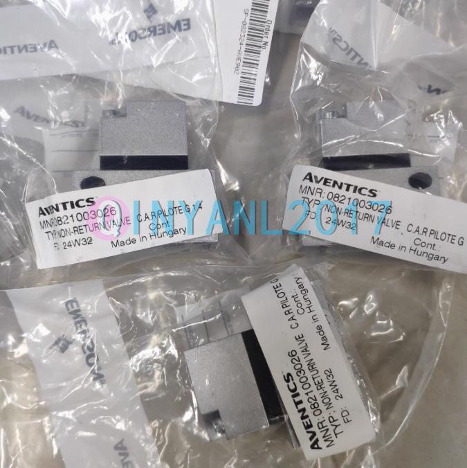 1PCS New AVENTICS 0821003026 check valve