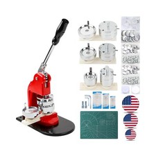 Happizza Button Maker Machine Multiple-Sizes - Button Pin Maker 1.25 2.25 3in...